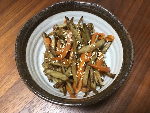 レンジで時短!きんぴらごぼう